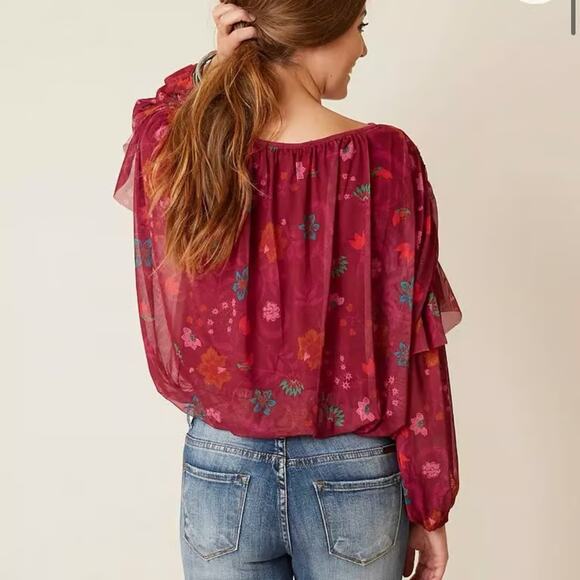 Free People Tops - MSRP: $108 ✨ Free People Wildflower Honey Oversized Blouse – Size S-L ✨QUICKSHIP